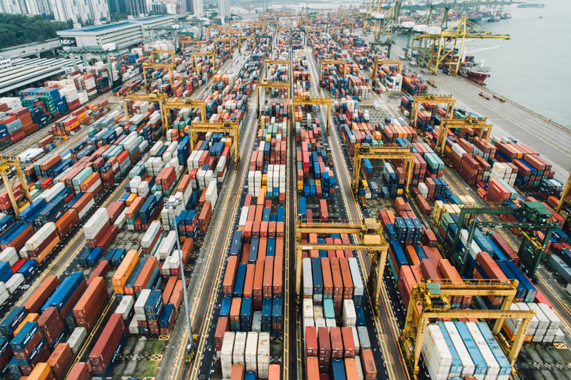 Dettaglio logistico industriale e tracciabilità delle merci